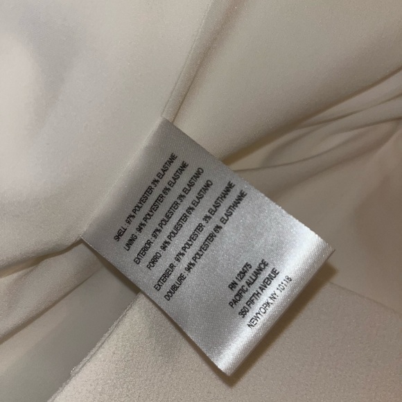 Tahari White Blazer and Skirt Set belted - Picture 13 of 16